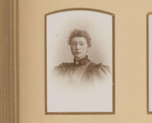 Portrait of a young woman with spectacles