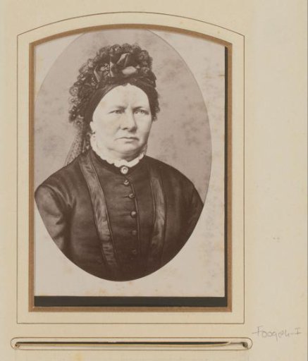 Portrait of a woman with a cap, retouched into a drawing