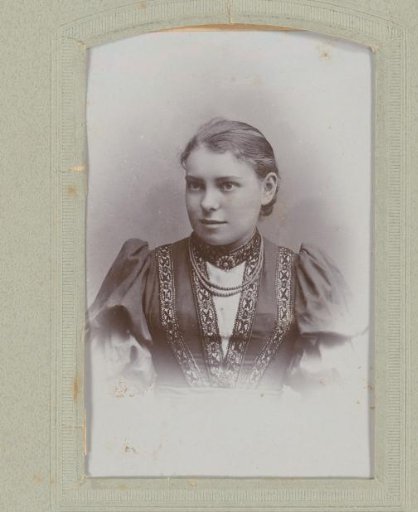 Portrait of an unknown young woman