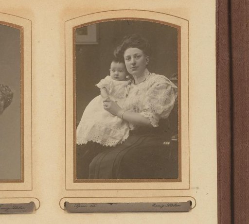 Portrait of a mother with child