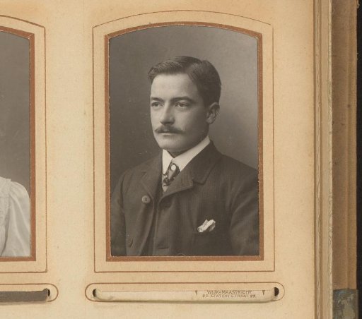 Portrait of a man with a mustache