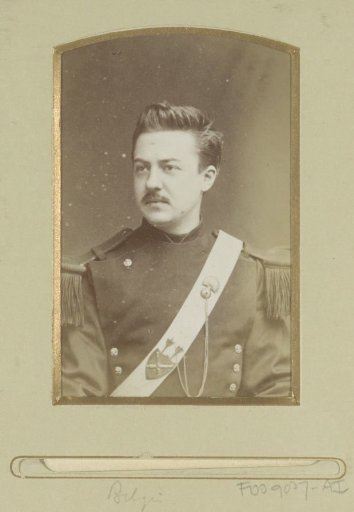 Portrait of Jean Dumont, Belgian soldier
