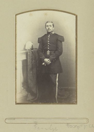Portrait of a (possibly) French soldier, standing