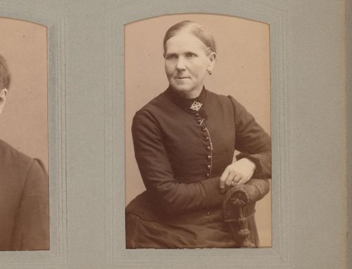 Portrait of a seated woman