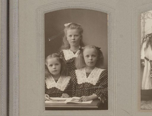 Portrait of three girls