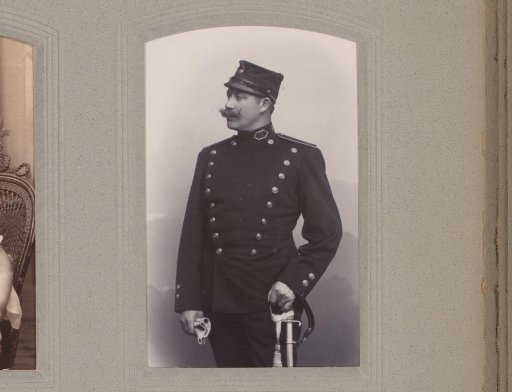 Portrait of a Man in Military Uniform