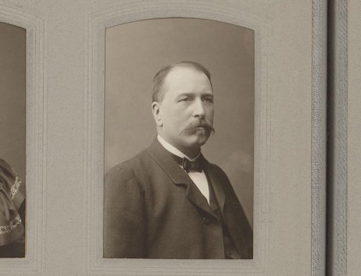 Portrait of a Man with Mustache and Sideburns