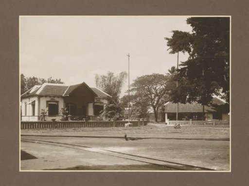 Houses for workers of the Meritjan sugar factory in Kediri, Java