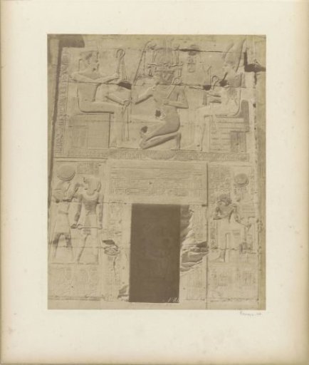 Relief in the temple of Seti I at Abydos
