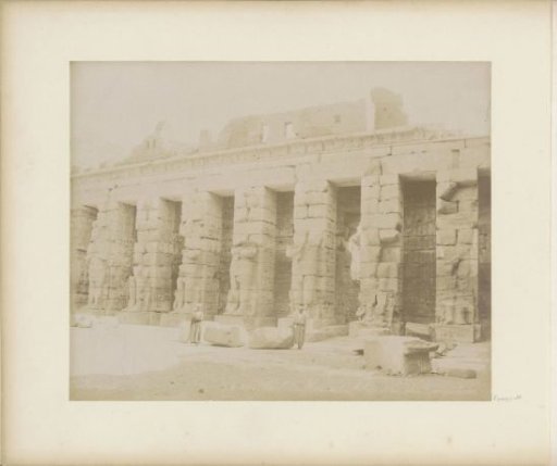 Caryatids at Medinet Habu
