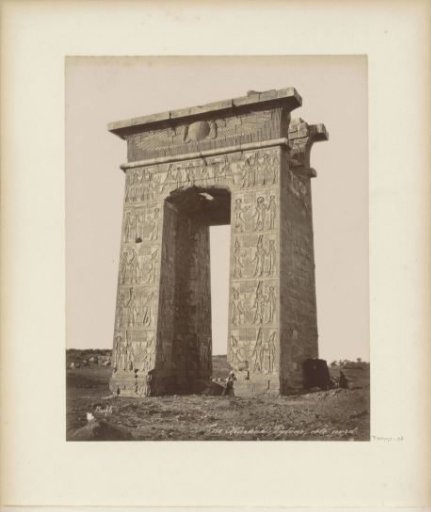 Pylon with hieroglyphs on the temple complex of Karnak