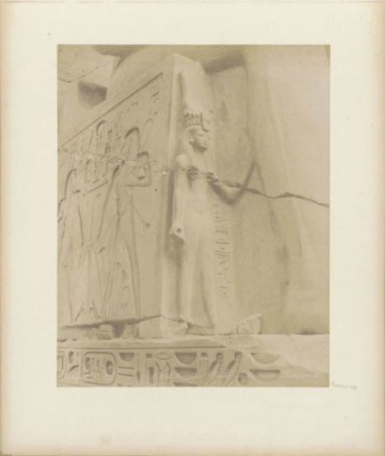 Sculpture of the queen of Pharaoh Ramses II in Luxor