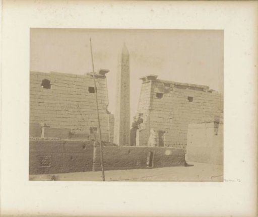 Pylon with obelisk in Luxor