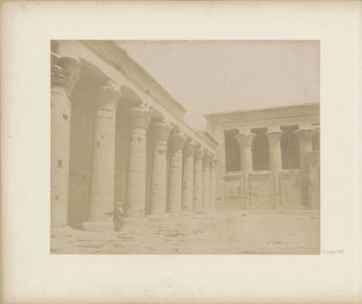 Courtyard of the Temple of Horus in Edfu