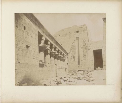 Colonnade of the Temple of Isis on the island Philae