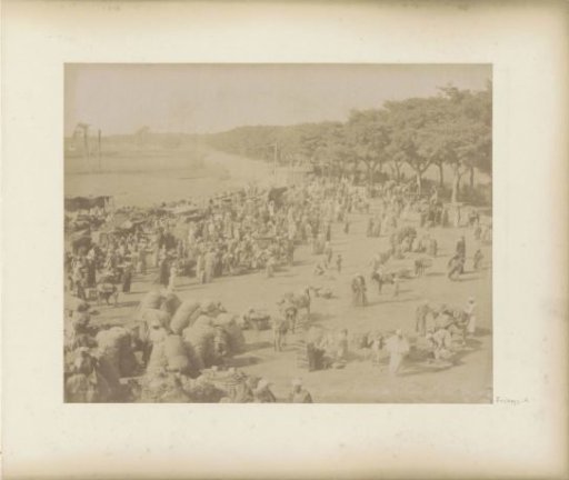 View of the market of Qasr an Nil in Cairo