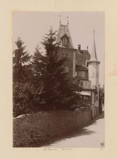 View of Les Touvelles at Neuchâtel