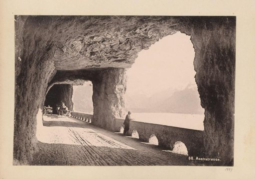 Tunnel on the Axenstrasse at Seelisberg