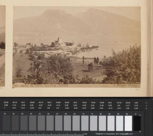 View of Spiez with Lake Thun