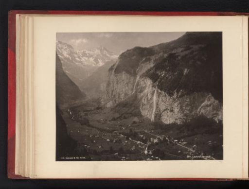 View of the Lauterbrunnen Valley