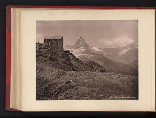 View of the Gornergrat Hotel with the Matterhorn