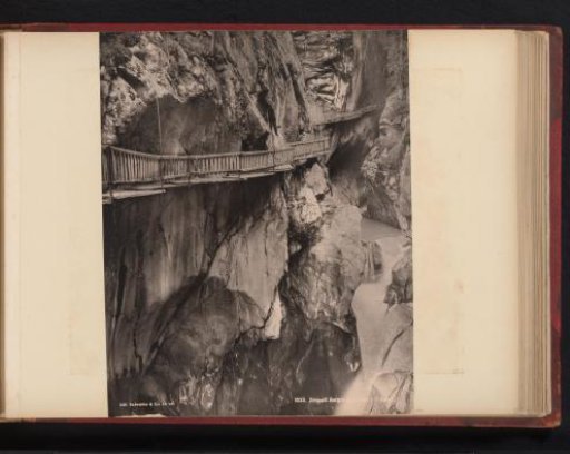 View of the Gorner Gorge at Zermatt