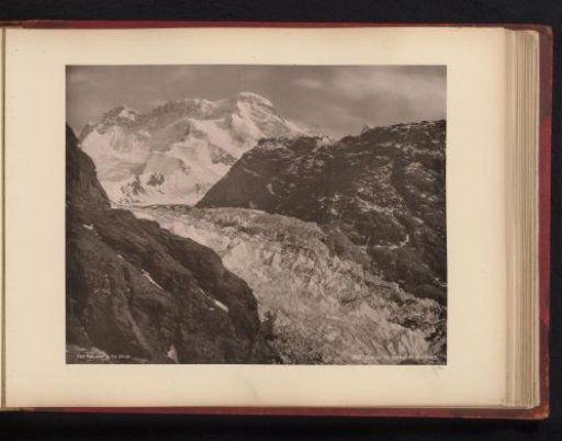 View of the Gorner Glacier with the Breithorn