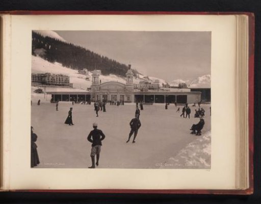 View of the skating rink at Davos