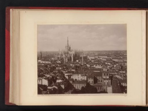 View of Milan with the Duomo