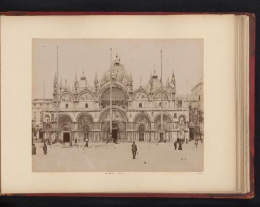 View of the Basilica of San Marco at Venice
