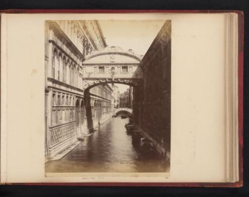 View of the Bridge of Sighs at Venice