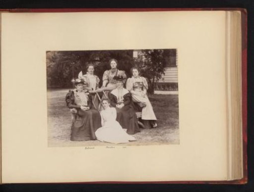 Group portrait with supervisors of the Halliwick School for Girls