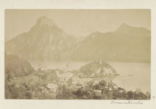 View of Traunkirchen and the Traunsee