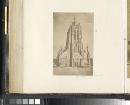 Tower and entrance of the Minster of Ulm