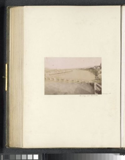 View of a bridge over a river in Zürich