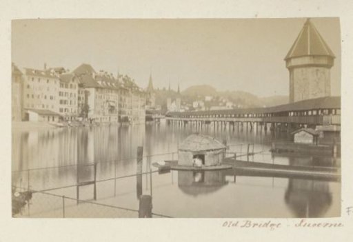 Chapel Bridge and water tower in Lucerne