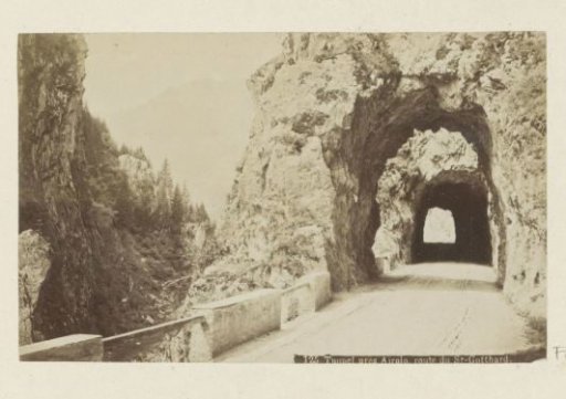 Tunnel near Airolo on the St. Gotthard Pass