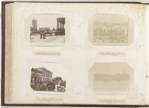 Burghers of Rustenburg (South Africa) at government building awaiting further orders