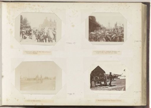 Street patrol on horseback in South Africa