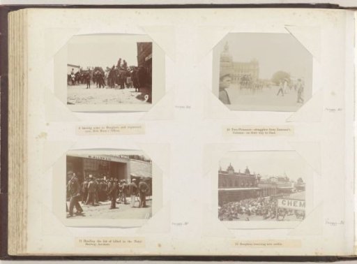 Civilians receiving their equipment in South Africa