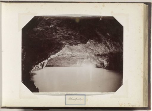 Interior of the Blue Grotto on Capri