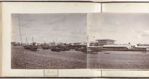 Panorama of the harbour of Zanzibar