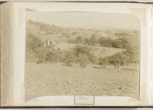 Landscape with railway line near Pretoria