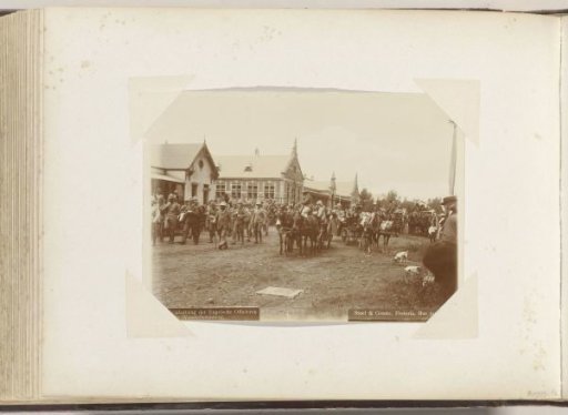 Transport of British officers from Pretoria to Wonderboomberg
