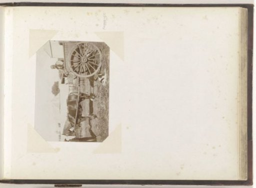Black man with horse and cart in South Africa
