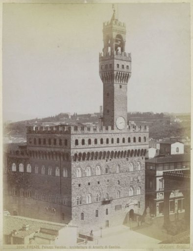 View of the Palazzo Vecchio in Florence