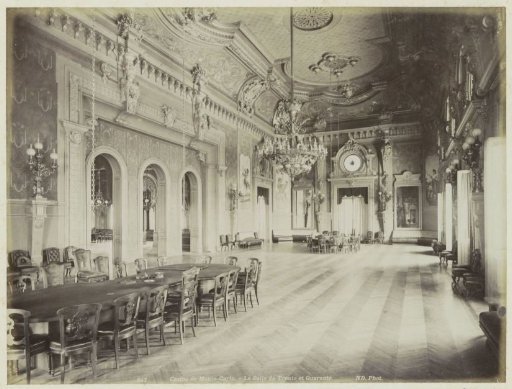 Interior of the Monte Carlo Casino: the Salle de Trente et Quarante