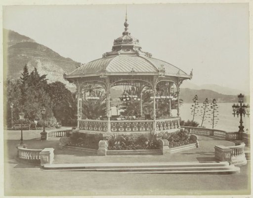 Music kiosk at the Monte Carlo Casino