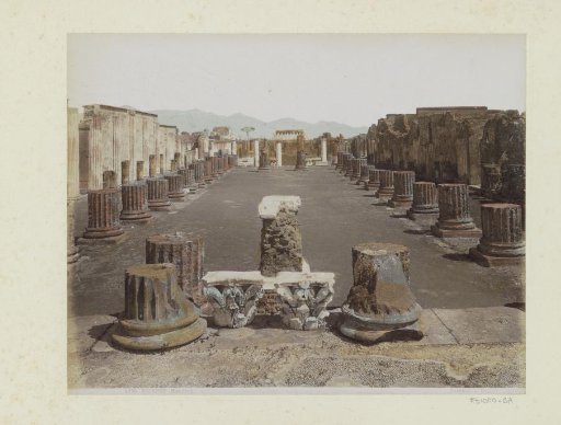 View of the Basilica in Pompeii