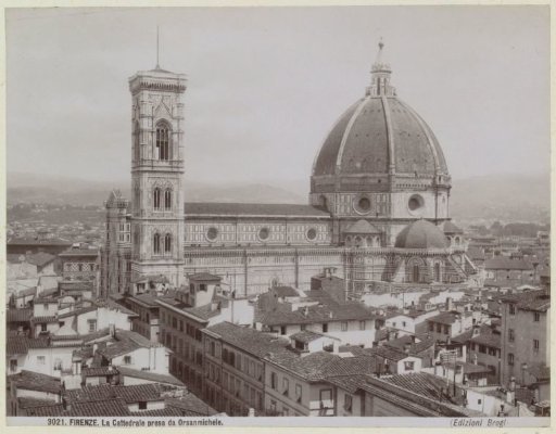Cathedral of Florence, viewed from the Orsanmichele